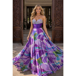 Beaded Watercolor Maxi Prom Dress Crush By Rt Formal Purple 4 Gala Evening Gown